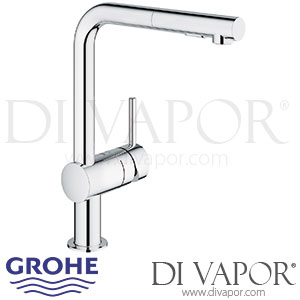 Grohe Minta Single-Lever Sink Mixer (1/2 Inch) - 2014 to 2015 - Spare Parts 30274000 GEN1